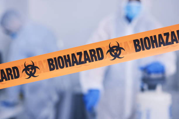 Professional Blood Cleanup technician working in Naponee, NE
